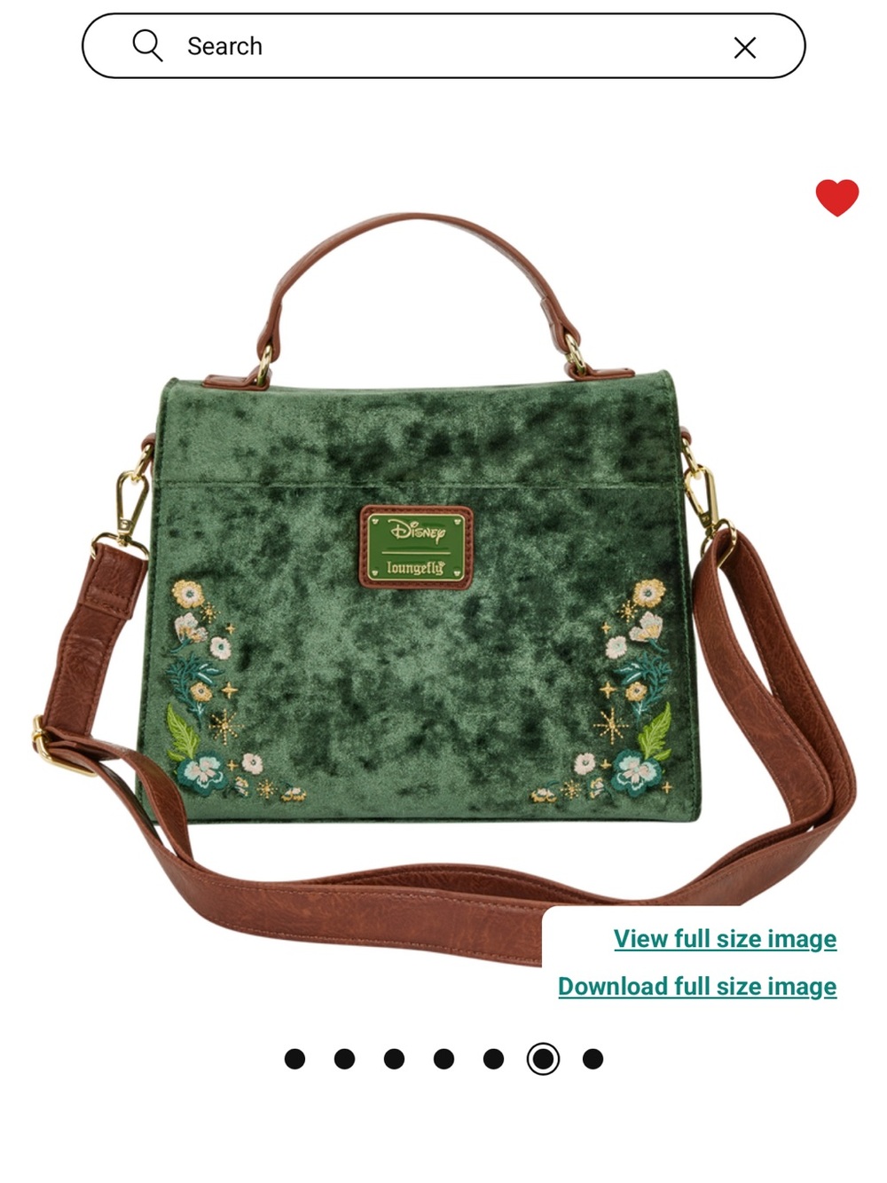 Loungefly Peter Pan Exclusive Quilted
Texture Mini Backpack, Crossbody, & Wallet - Picture 9 of 16